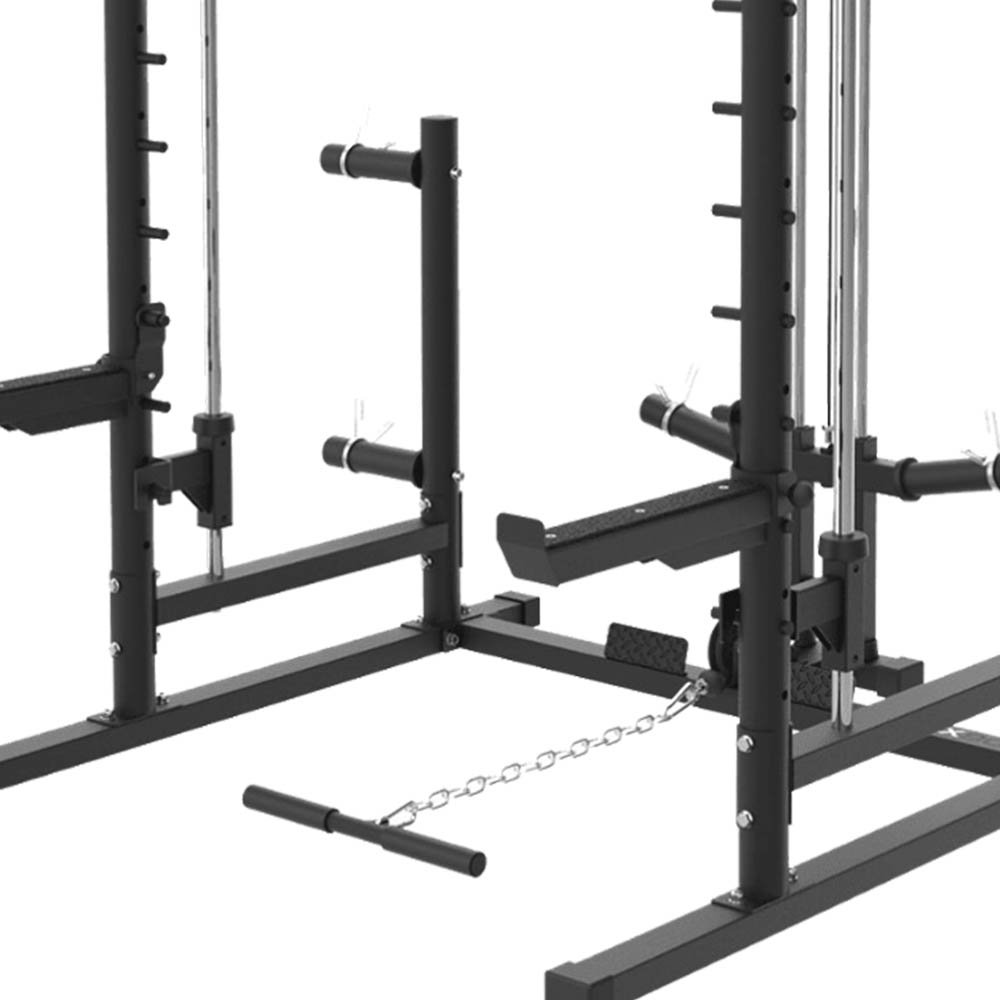 Multifunction Stations - Toorx Wlx 90 Smith Machine Squat Stand High And Low Pulley Multifunction Station
