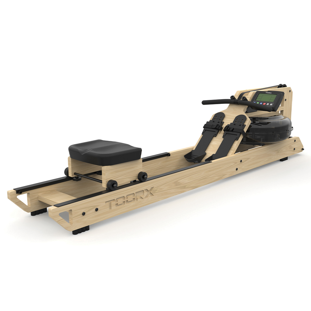 Rowers - Toorx Rower Craft Wooden Water Rowing Machine Space-saving App Ready  