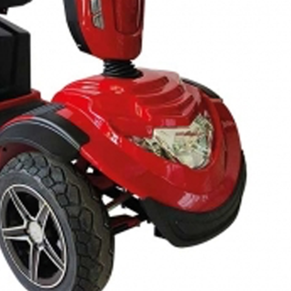 Scooters for the disabled - Intermed Electric 4-wheel Racer Scooter For The Elderly With Basket