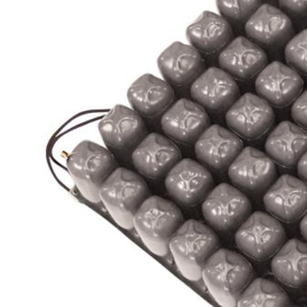 Anti-decubitus cushions - Intermed 10cm High Air Bubble Anti-decubitus Cushion In Rubber And Pvc With 2 Valves