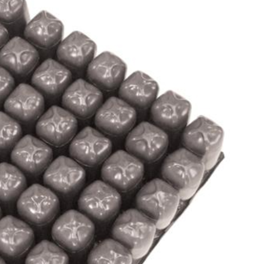 Anti-decubitus cushions - Intermed 6cm High Air Bubble Anti-decubitus Cushion In Rubber And Pvc With 2 Valves