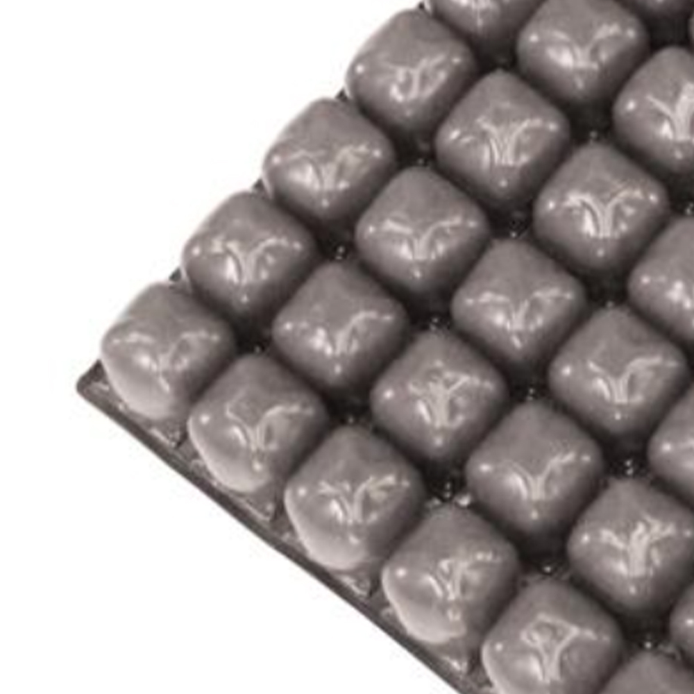 Anti-decubitus cushions - Intermed Anti-decubitus Cushion With Air Bubbles, 8 Cm High, Made Of Rubber And Pvc With 1 Valve