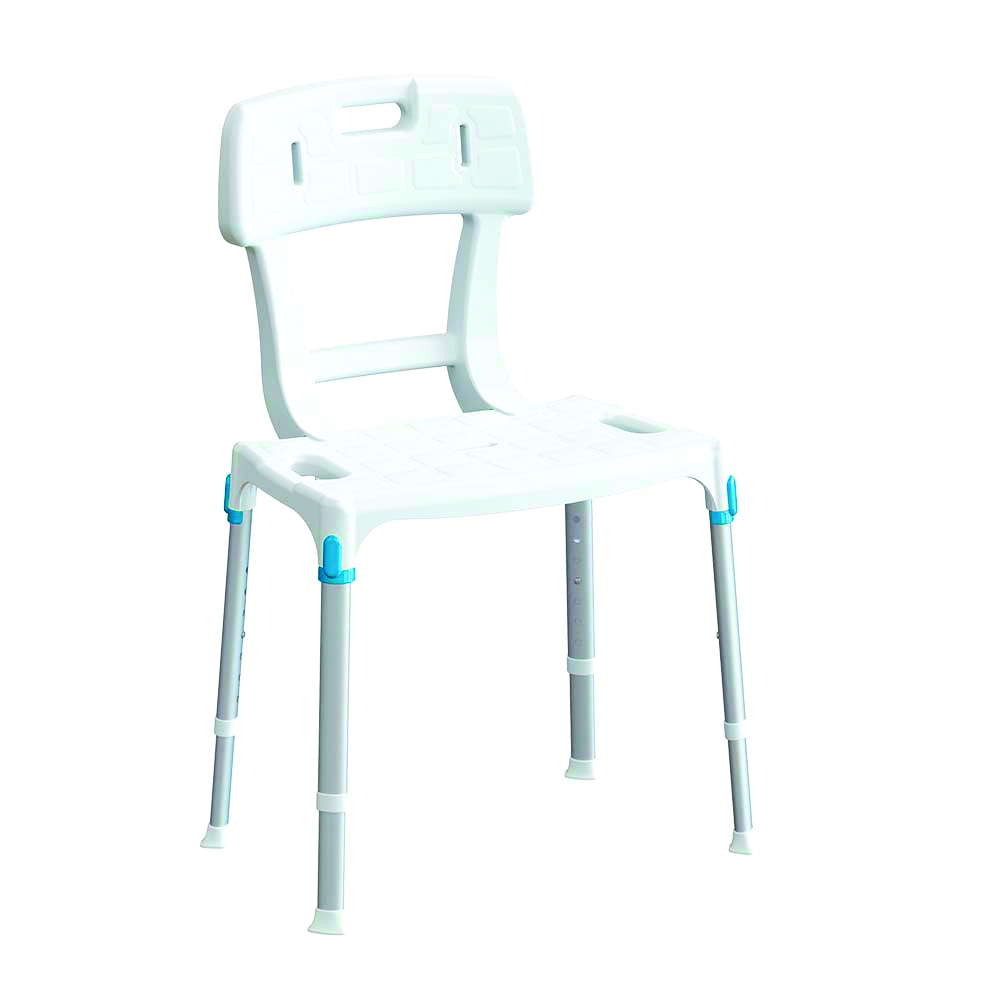 Bath and shower chairs - Intermed Lux Shower Chair With Backrest And Handles For Disabled People
