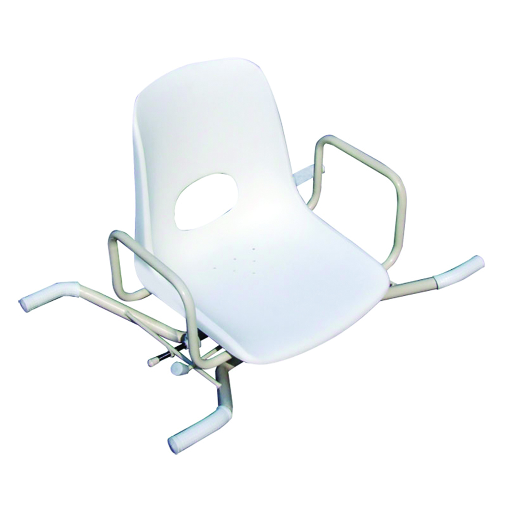 Bath and shower chairs - Intermed Steel Swivel Chair For Bathtub Plus For The Disabled Or Elderly