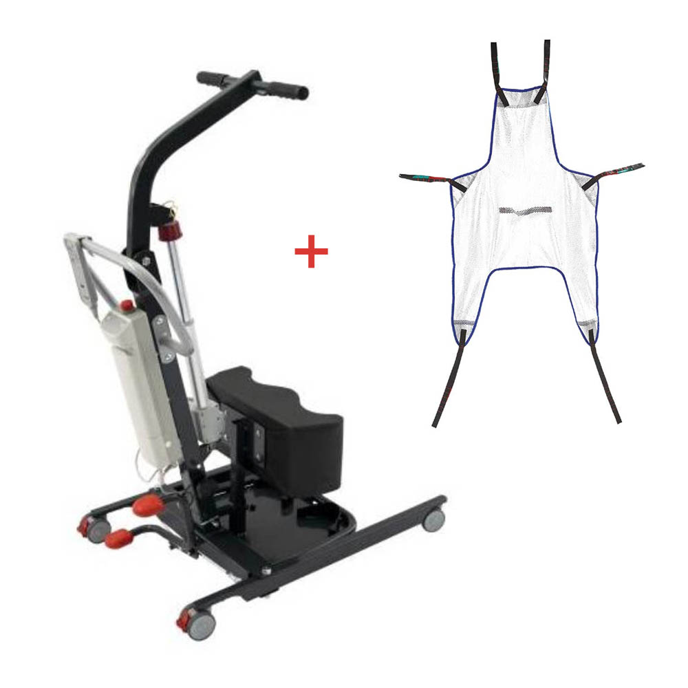 Lifters and verticalizers - Intermed Front Verticalizing Lift With Medium Lumbar Harness