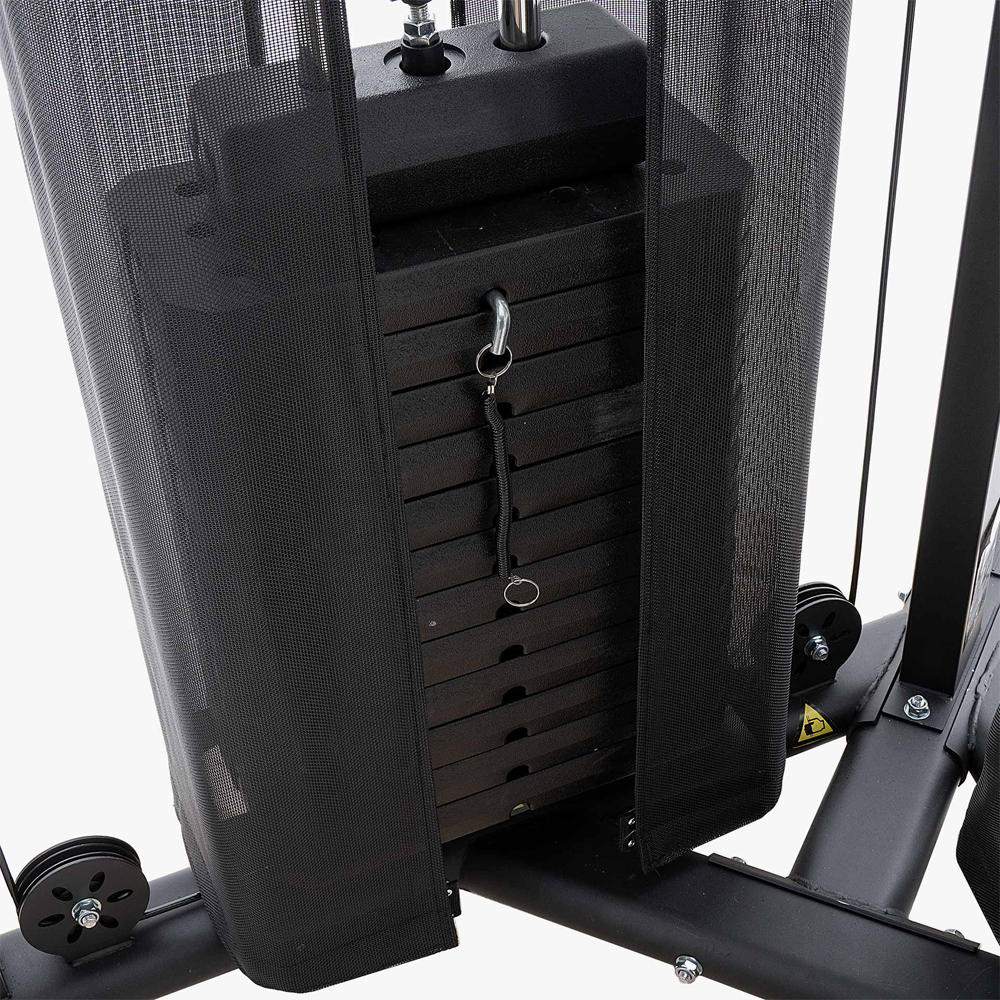 Multifunction Stations - JK Fitness Jk7060 Dual Pulley Multifunction Station With 2x73kg Weight Stack