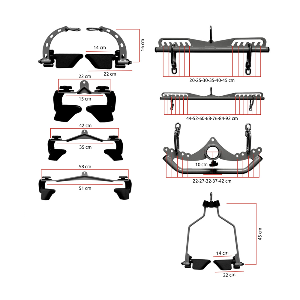 Cable sockets - Diamond Adjustable Grip Set 8pcs