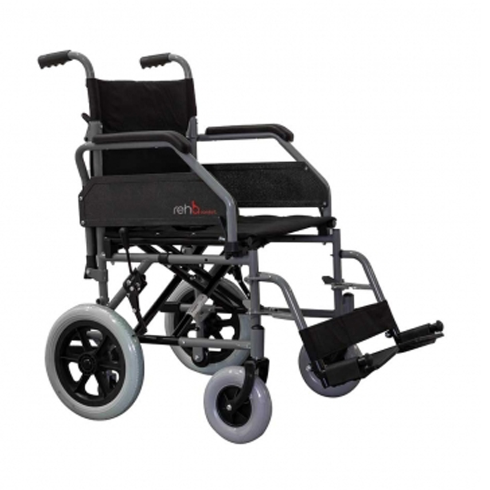Wheelchairs for the disabled - Intermed Rehacomfort Folding Transit Wheelchair For Disabled People