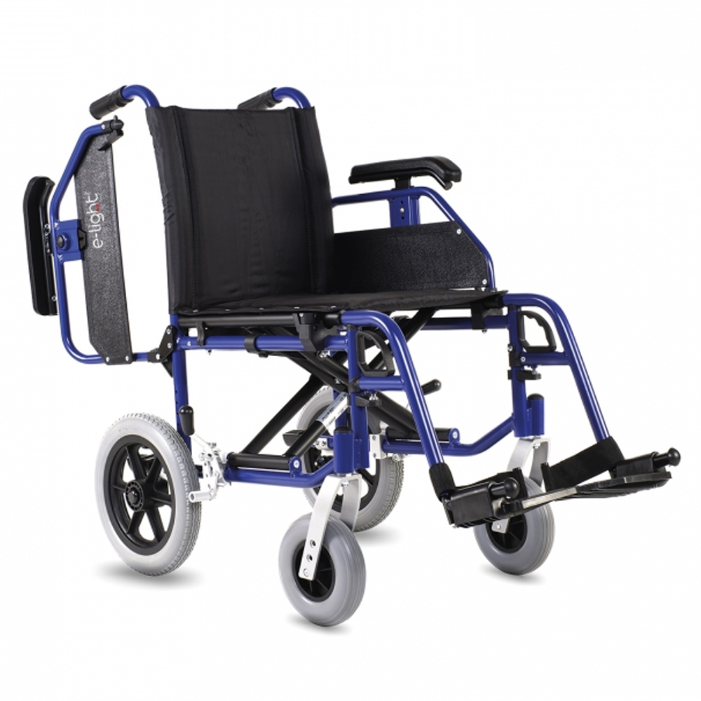 Wheelchairs for the disabled - Intermed E-light 2t Folding Transit Wheelchair For Disabled People