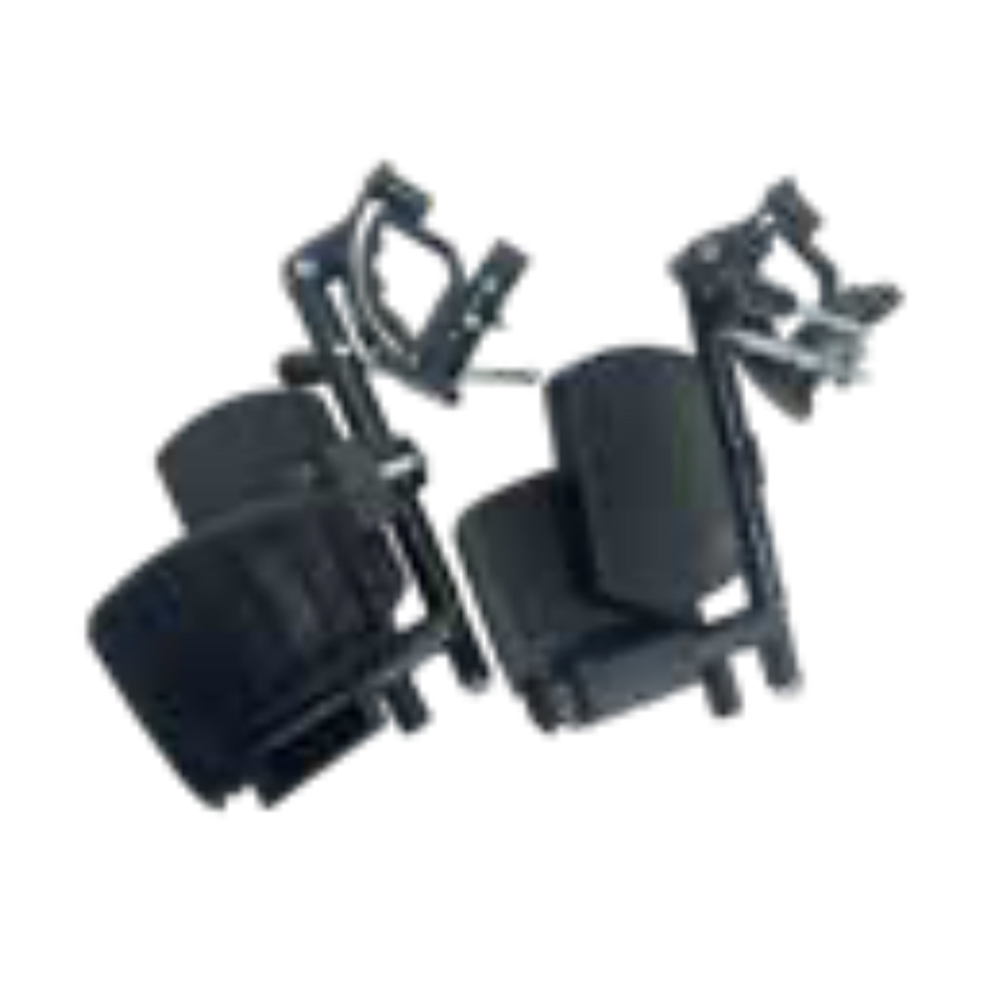 Wheelchair Accessories and Spare Parts - Intermed Pair Of Elevating Footrests For Reha Junior Wheelchairs