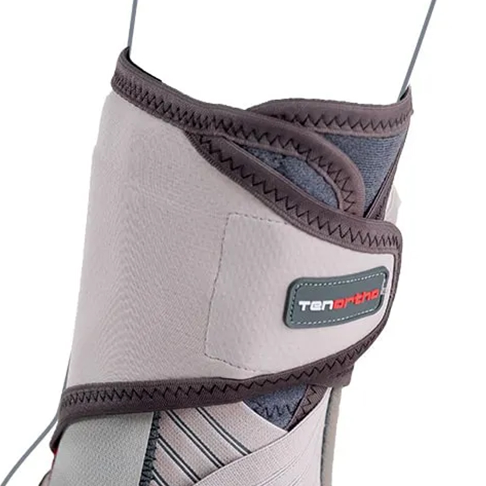 Ankle braces - Tenortho Gamma Tonic Modular Elastic Ankle Brace In Carbon With Stabilization