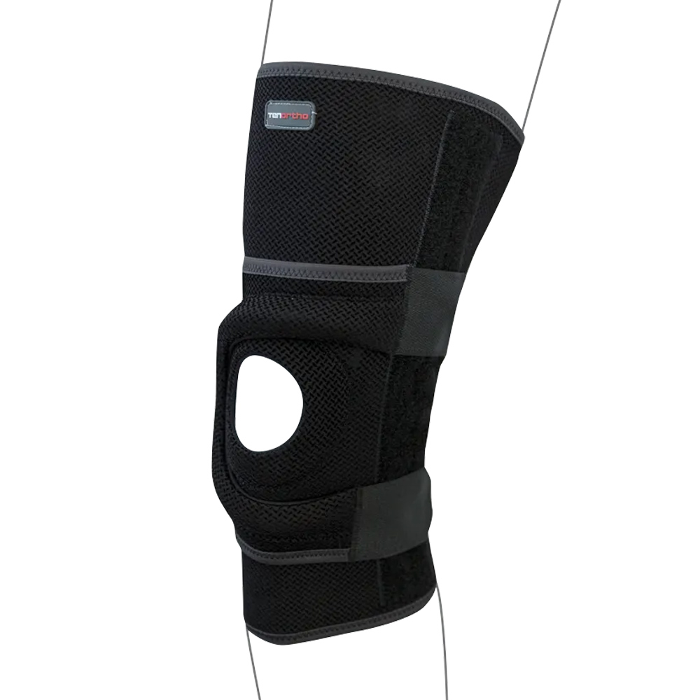 Knee braces - Tenortho Newmesh Right Knee Brace With Stays And Dynamic Stabilizer