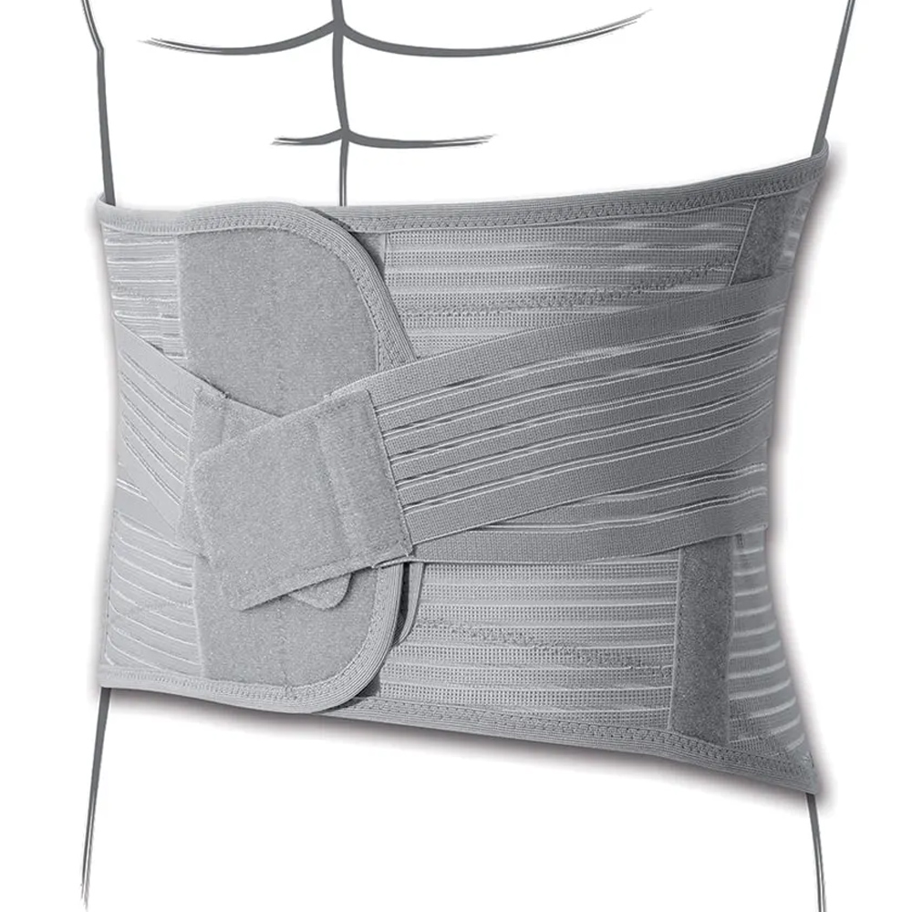 Trunk tutors - Tenortho Grey Striped Lumbar Brace Corset Band
