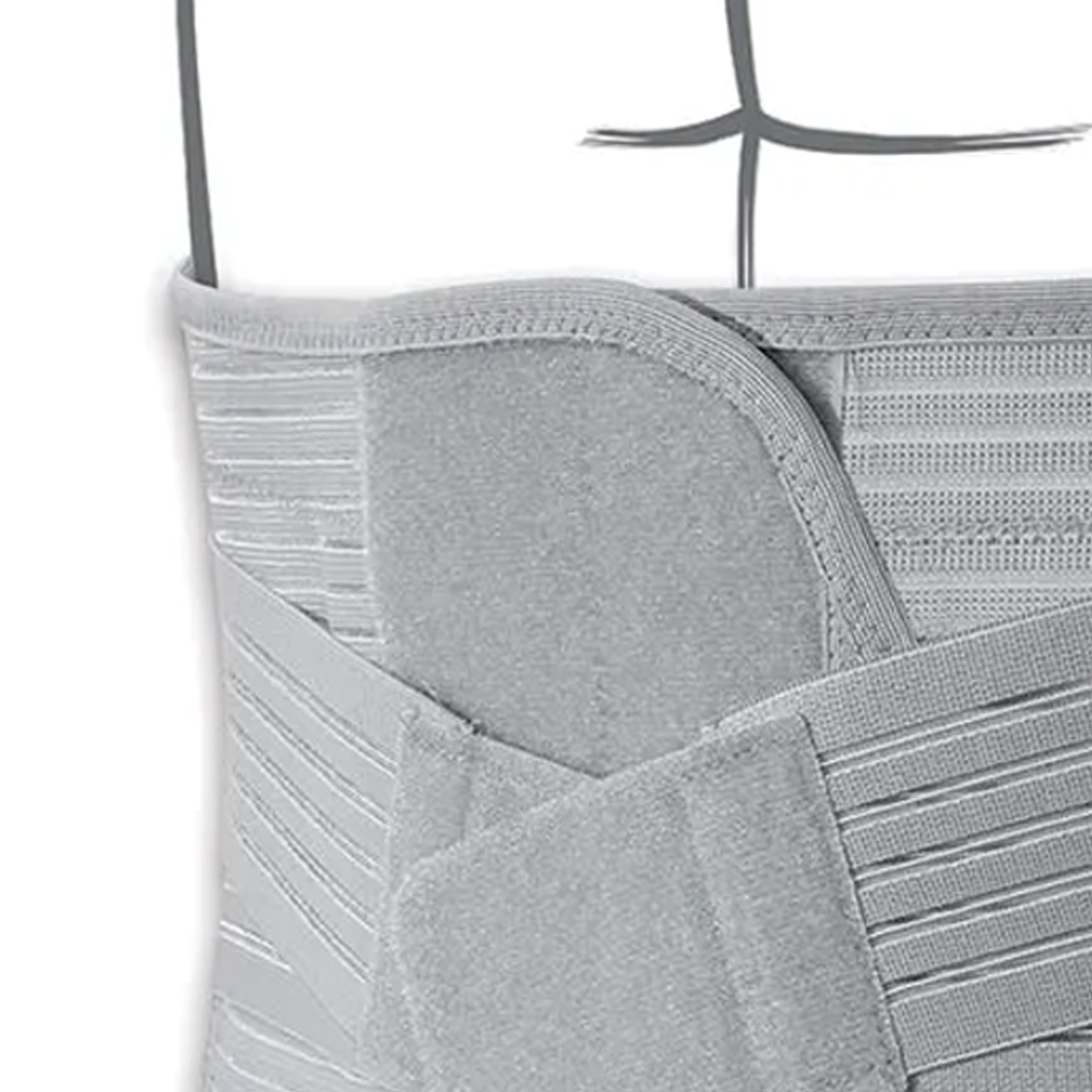 Trunk tutors - Tenortho Grey Striped Lumbar Brace Corset Band