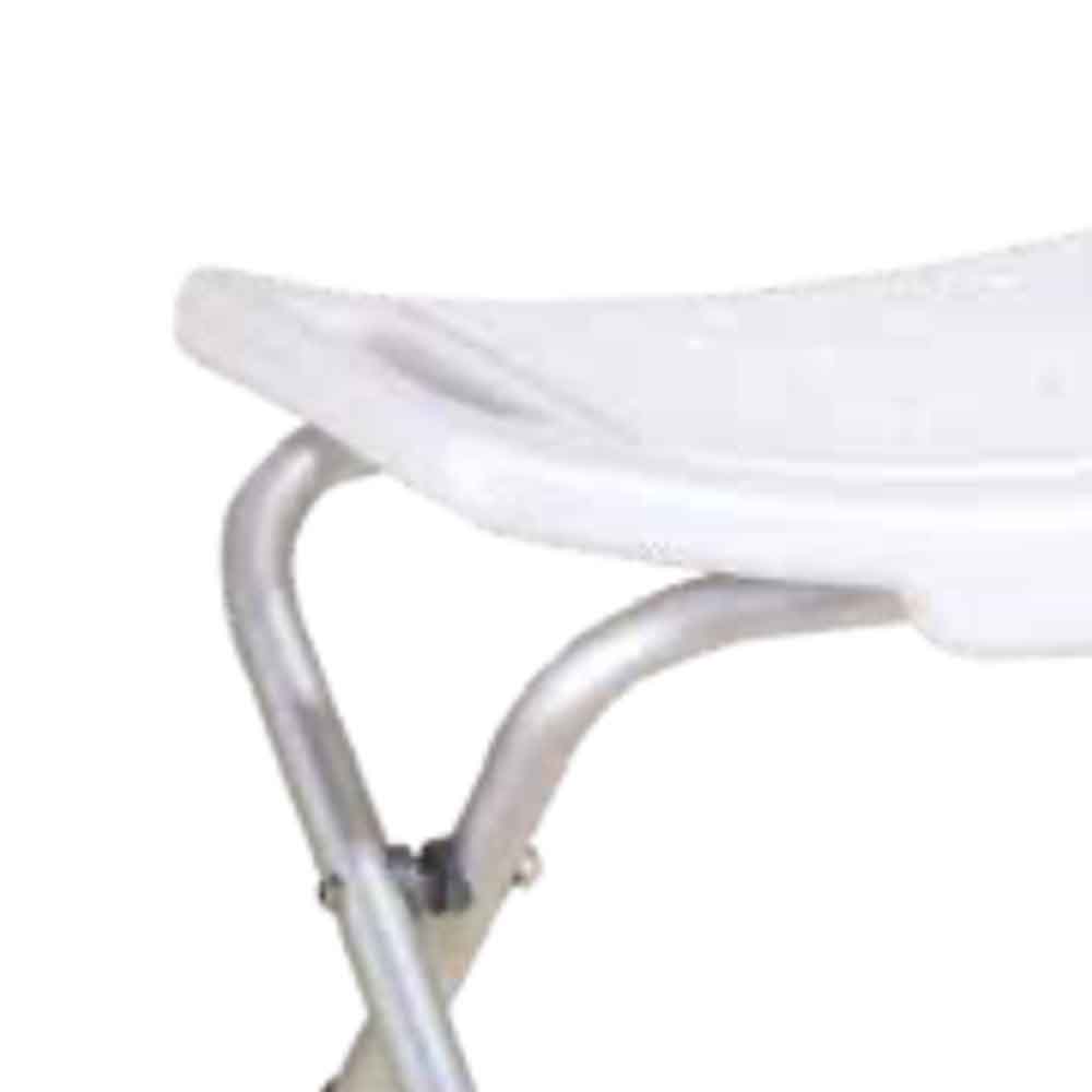 Bath and shower chairs - Intermed Folding Aluminum Shower Stool For The Elderly And Disabled