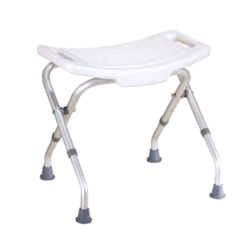 Bath and shower chairs - Intermed Folding Aluminum Shower Stool For The Elderly And Disabled