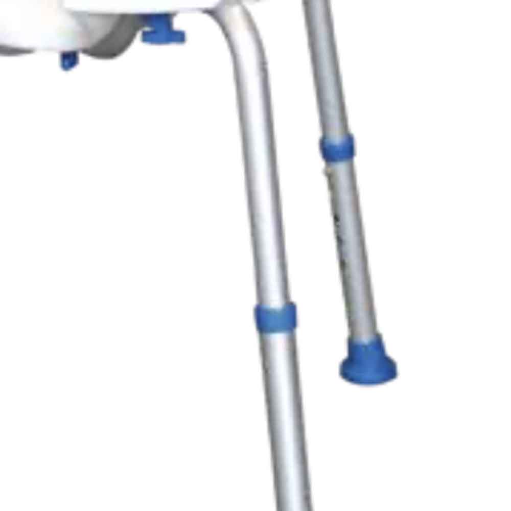 Bath and shower chairs - Intermed Hygienic Shower Stool In Aluminum With Central Opening