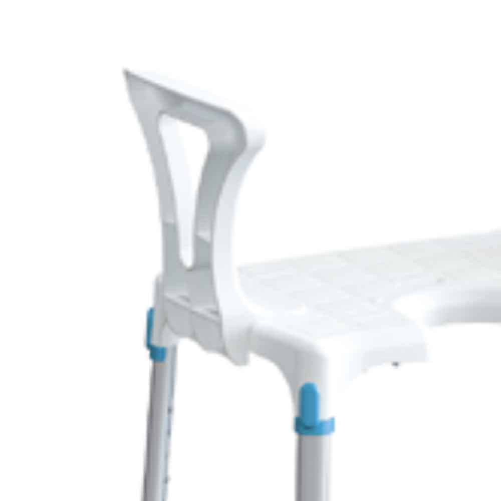 Bath and shower chairs - Intermed Hygienic Shower Stool With Armrests For The Elderly And Disabled