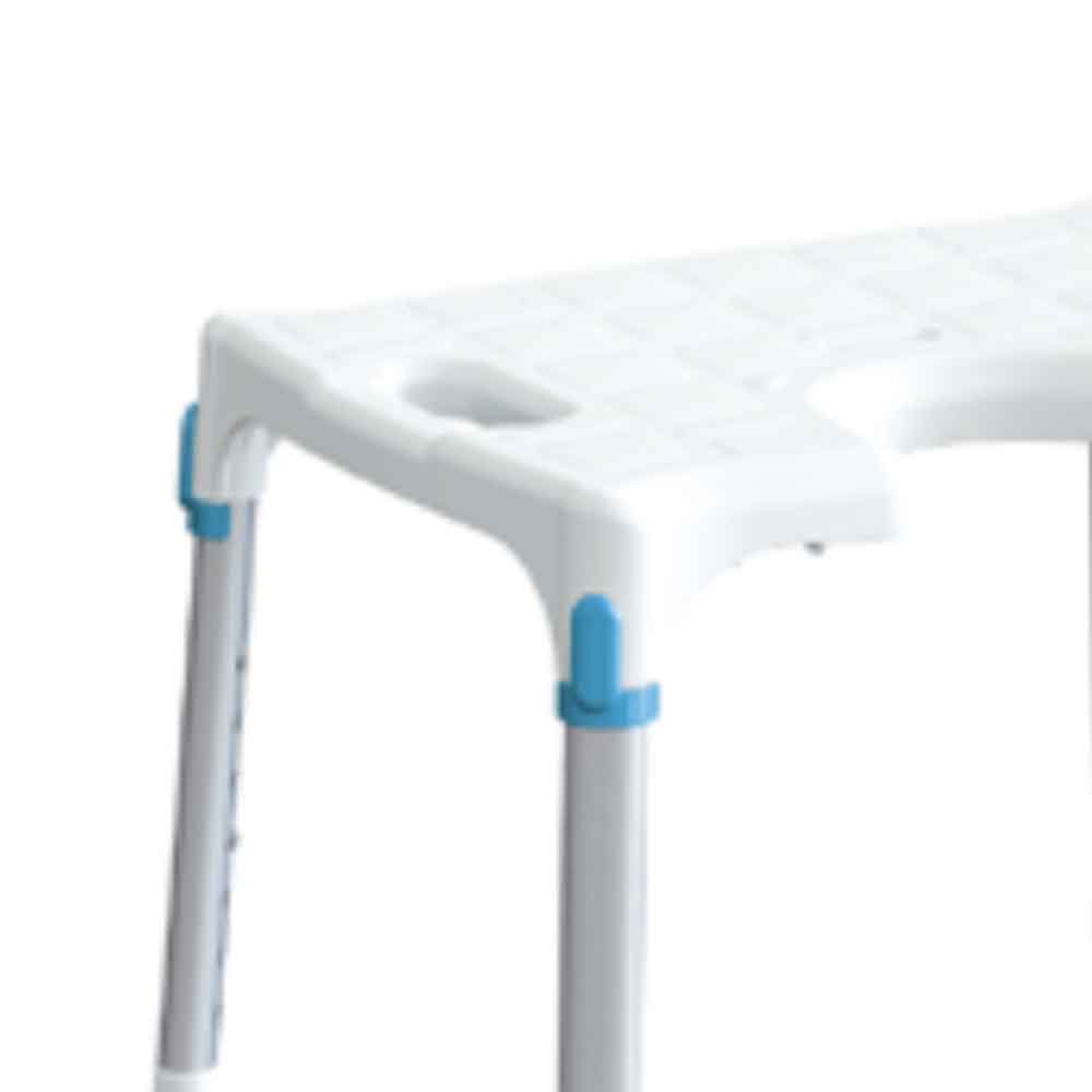 Bath and shower chairs - Intermed Lux Hygienic Shower Stool With Front Recess For Hygiene