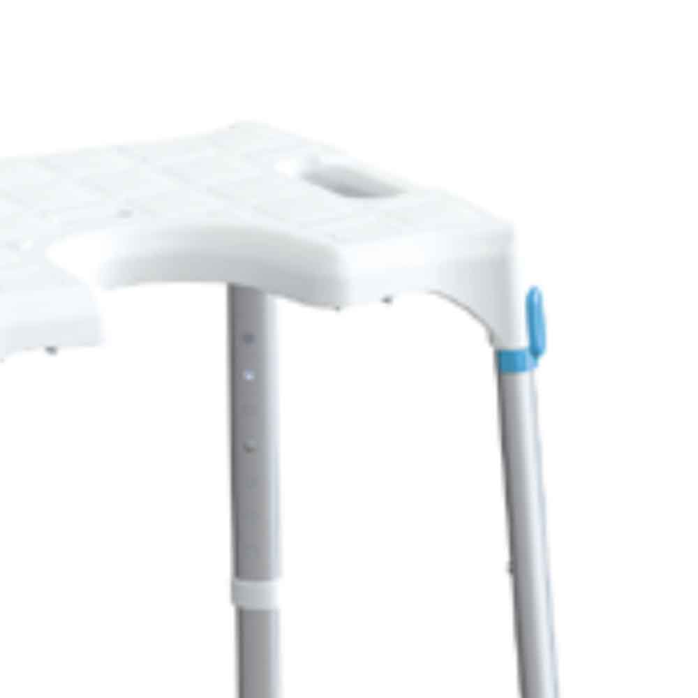 Bath and shower chairs - Intermed Lux Hygienic Shower Stool With Front Recess For Hygiene