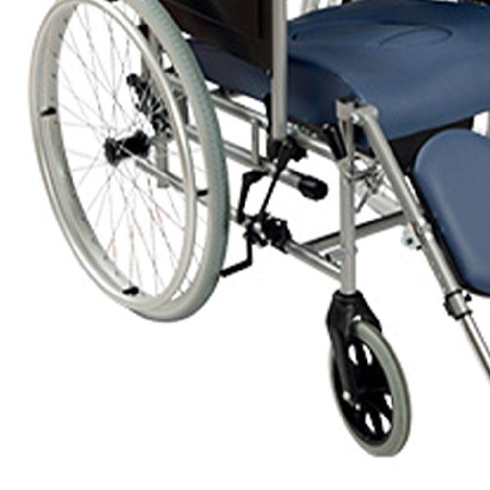 Armchairs and Chairs - Wimed Easy Reclining Commode Chair With 600mm Wheels