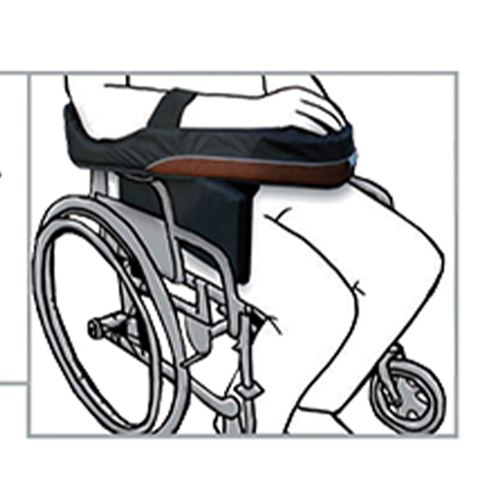 Patient positioning - SystAm Viscoflex Wheelchair Forearm Positioner With Cover