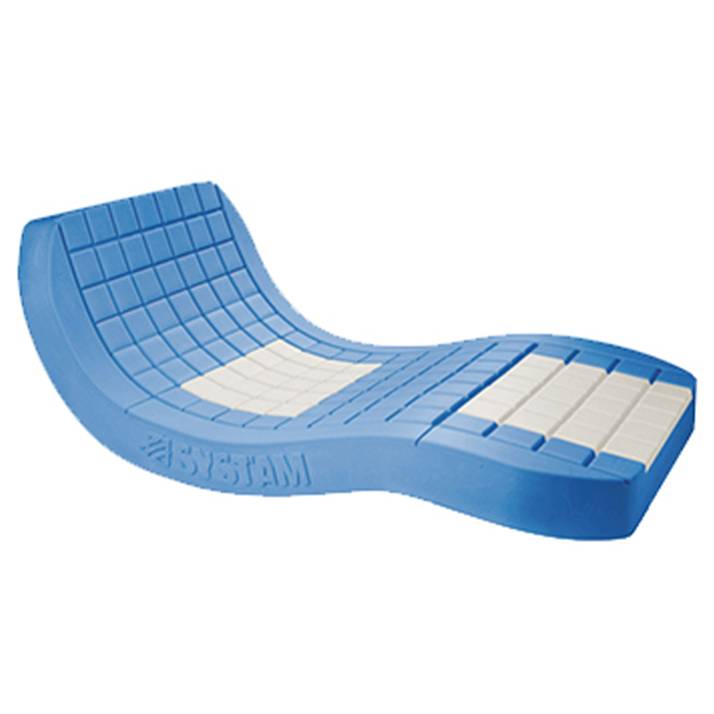 Anti-decubitus mattresses - SystAm Polymulti Visco Anti-decubitus Mattress 87x198xh14cm Polymaille Cover