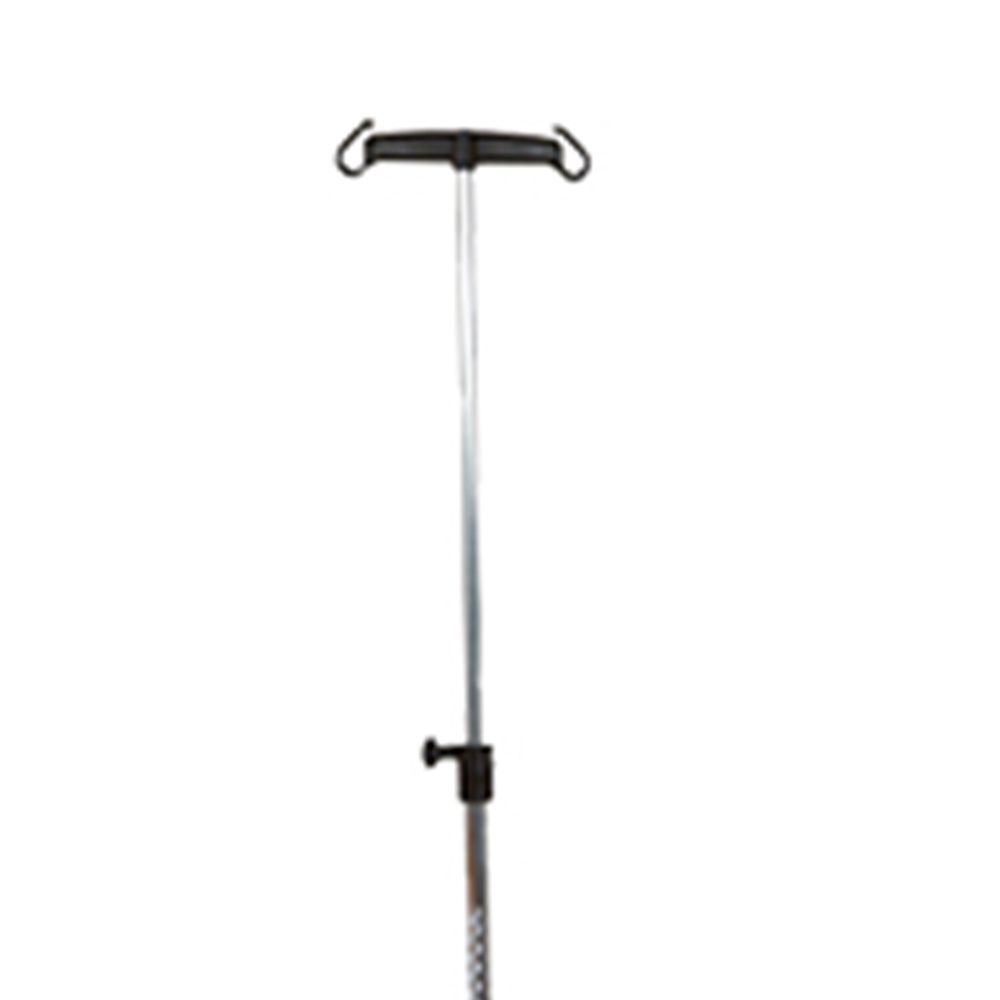 Poles for IV/Hypodermoclysis - Wimed 2-hook Iv Pole With 5-wheel Base