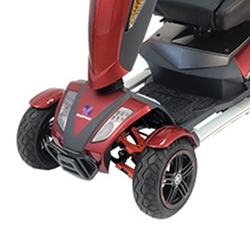 Scooters for the disabled - Wimed Vita S12x Electric 4-wheel Scooter For The Disabled And Elderly, Red