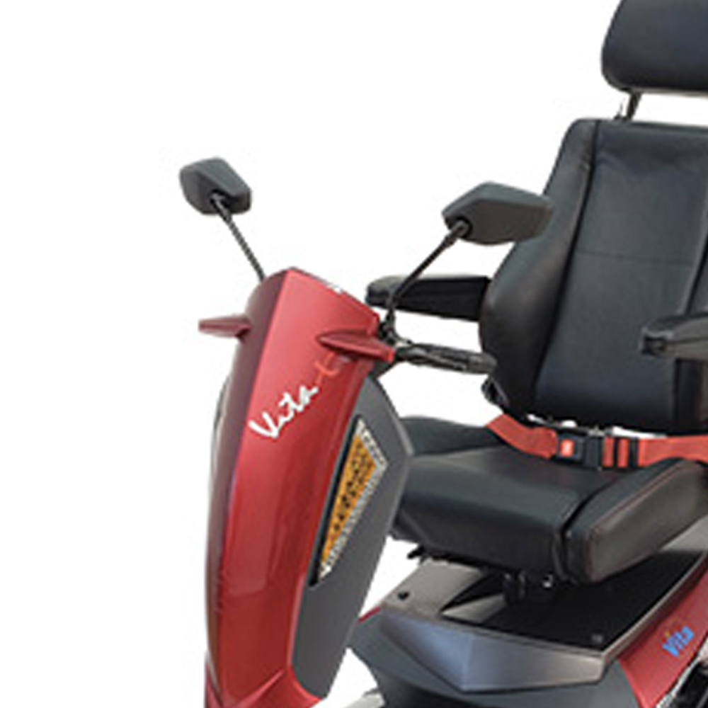 Scooters for the disabled - Wimed Vita S12x Electric 4-wheel Scooter For The Disabled And Elderly, Red