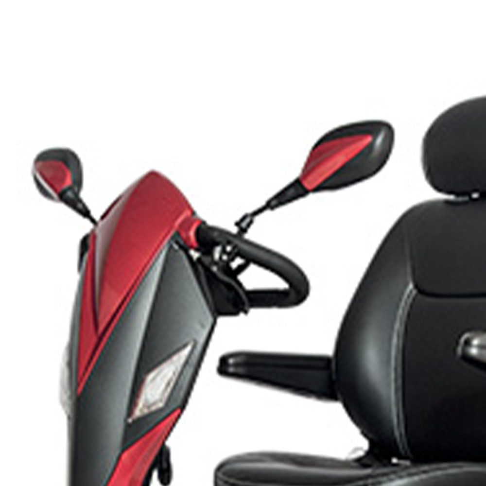Scooters for the disabled - Wimed Tiger Electric Scooter For The Elderly, 4 Wheels, Red, Outdoor