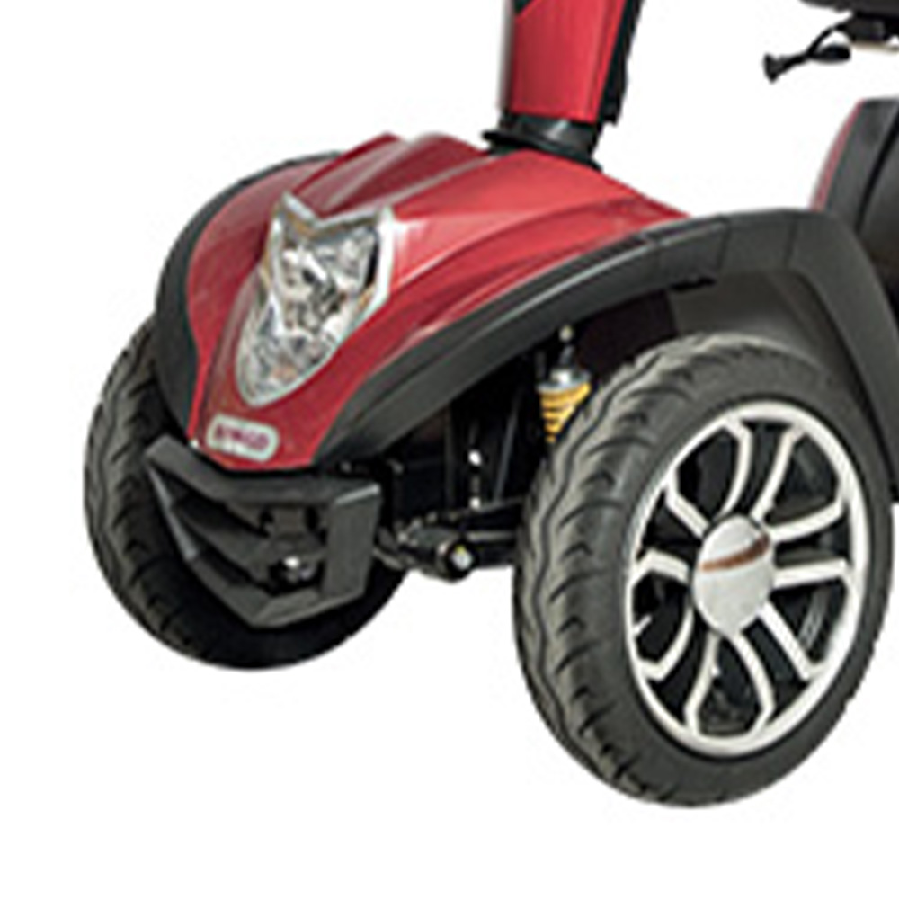 Scooters for the disabled - Wimed Tiger Electric Scooter For The Elderly, 4 Wheels, Red, Outdoor