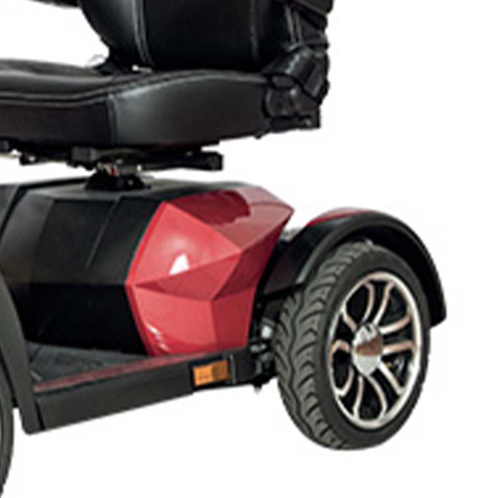 Scooters for the disabled - Wimed Tiger Electric Scooter For The Elderly, 4 Wheels, Red, Outdoor
