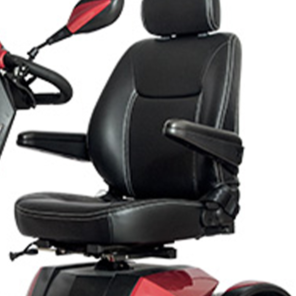 Scooters for the disabled - Wimed Tiger Electric Scooter For The Elderly, 4 Wheels, Red, Outdoor