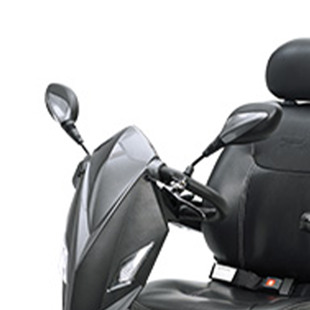 Scooters for the disabled - Wimed Tiger Electric 4-wheel Scooter For Disabled And Elderly, Grey, Outdoor Use