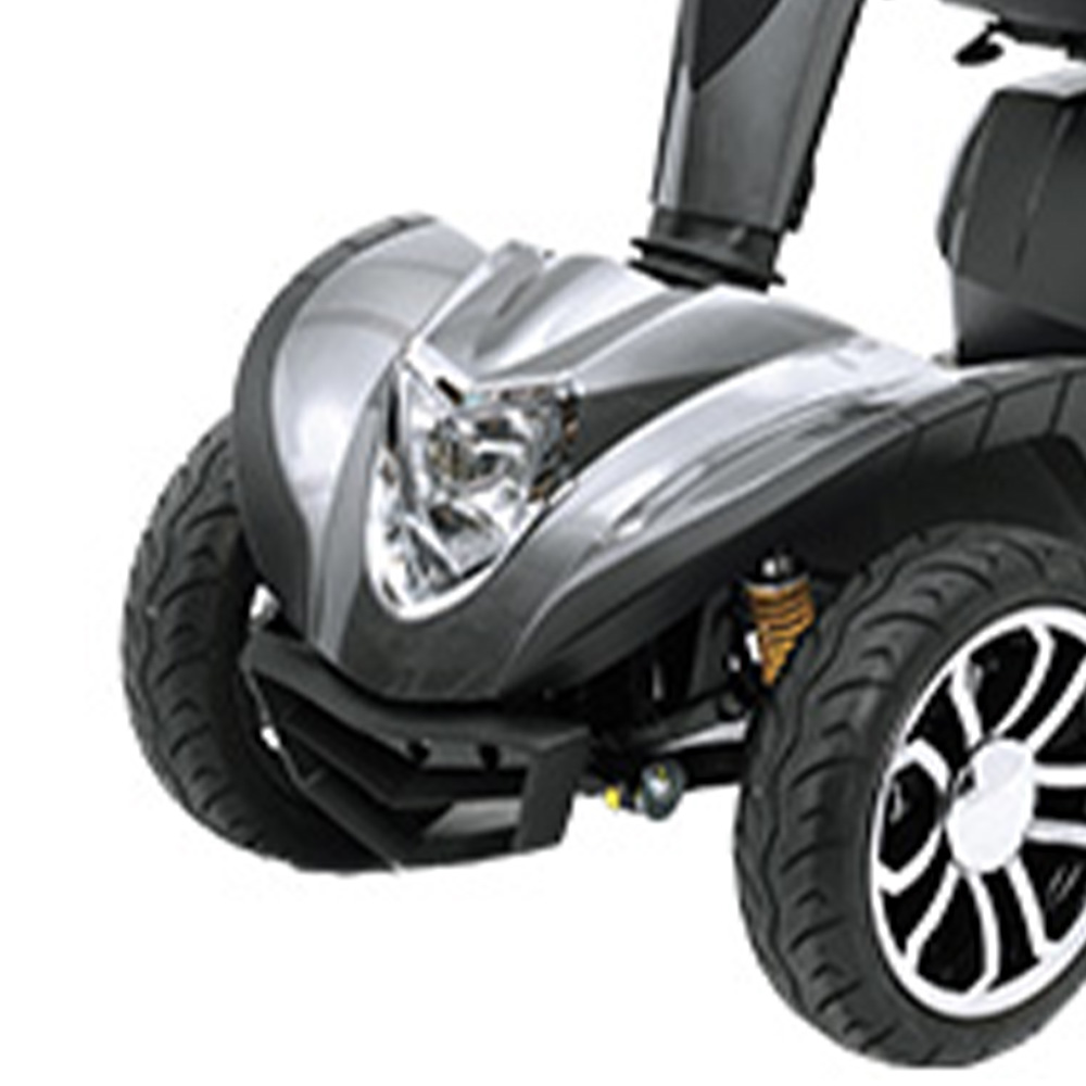 Scooters for the disabled - Wimed Tiger Electric 4-wheel Scooter For Disabled And Elderly, Grey, Outdoor Use
