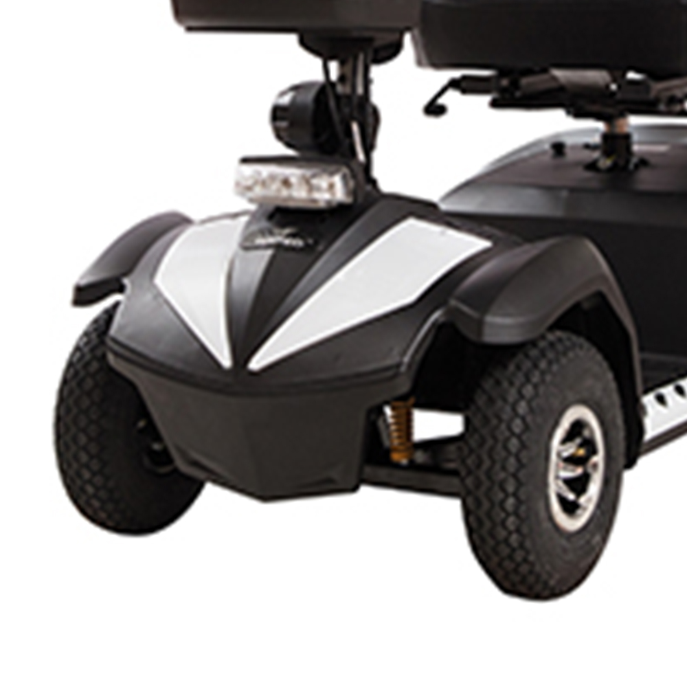 Scooters for the disabled - Wimed Martin White 4-wheel Electric Scooter For The Elderly With Basket