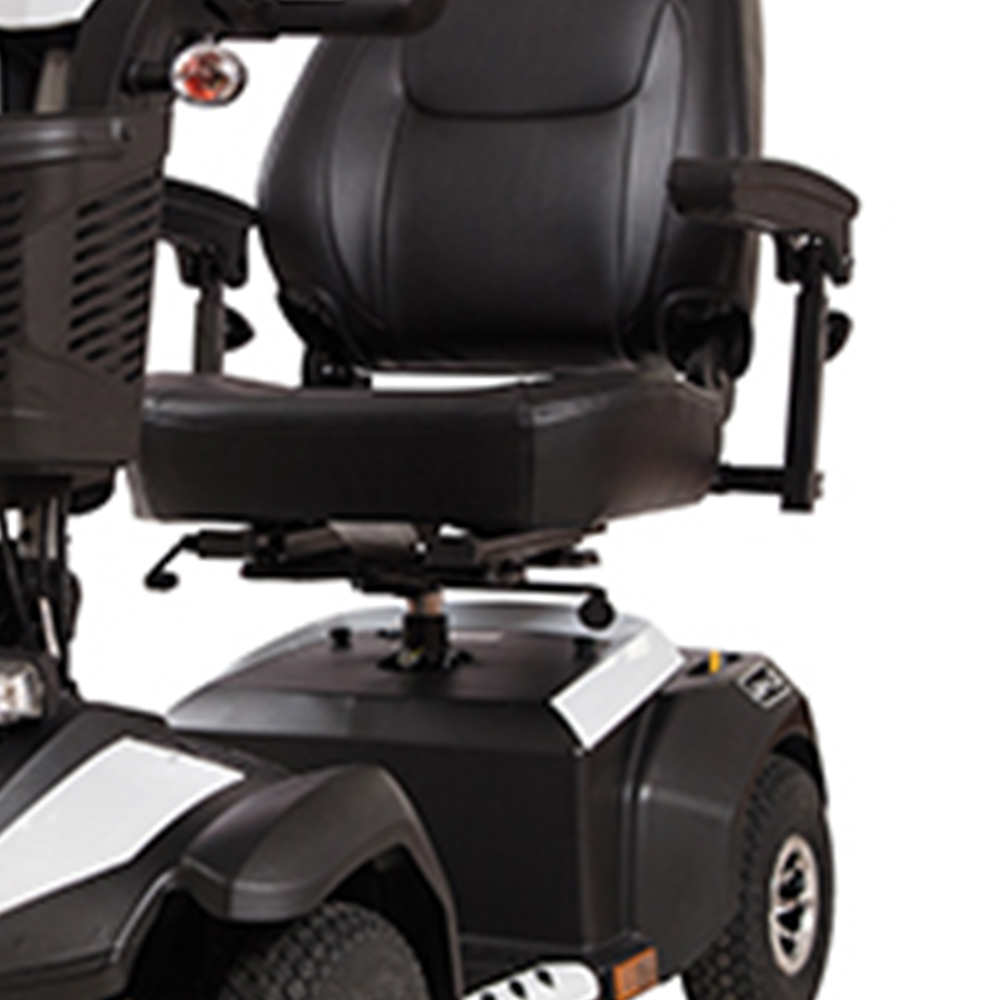 Scooters for the disabled - Wimed Martin White 4-wheel Electric Scooter For The Elderly With Basket