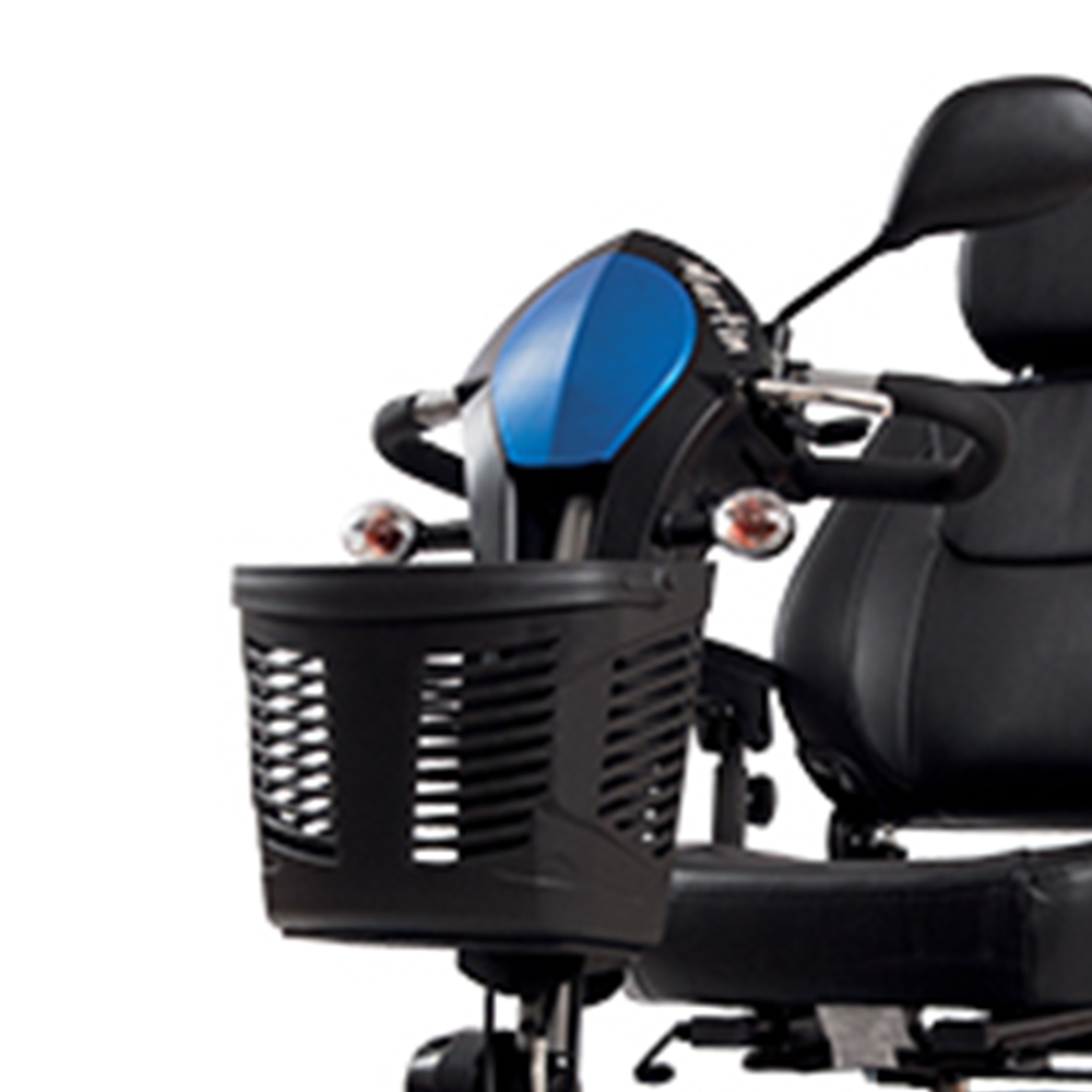 Scooters for the disabled - Wimed Scooter Disabili Anziani Elettrico 4 Ruote Martin Blu Con Cestino