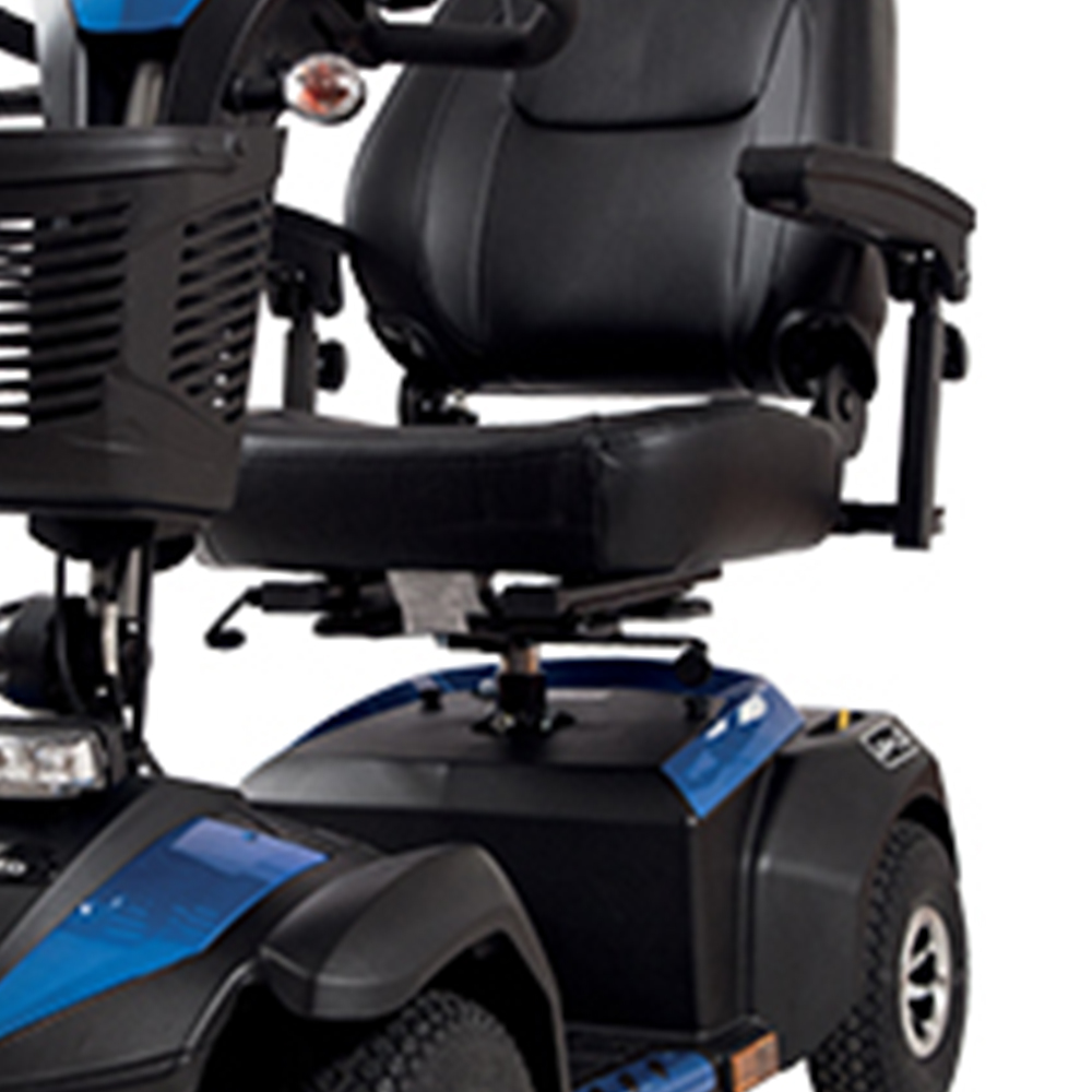 Scooters for the disabled - Wimed Scooter Disabili Anziani Elettrico 4 Ruote Martin Blu Con Cestino