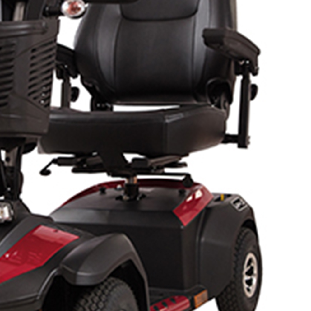 Scooters for the disabled - Wimed Martin Red 4-wheel Electric Scooter For The Elderly With Basket