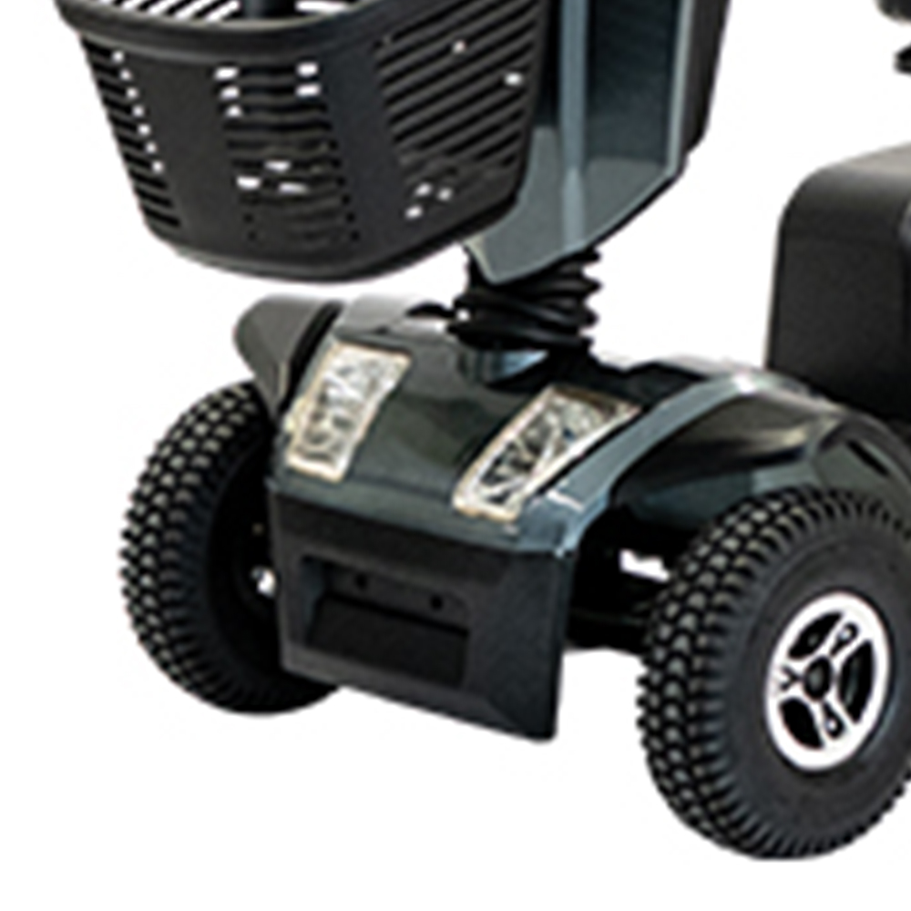 Scooters for the disabled - Wimed Gary Silver Electric 4-wheel Scooter For The Disabled And The Elderly With Basket