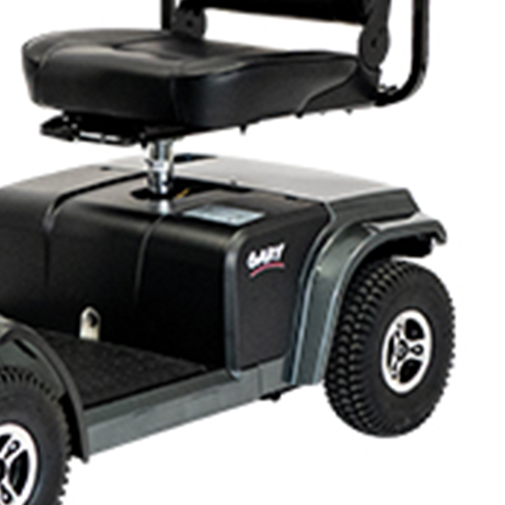 Scooters for the disabled - Wimed Gary Silver Electric 4-wheel Scooter For The Disabled And The Elderly With Basket