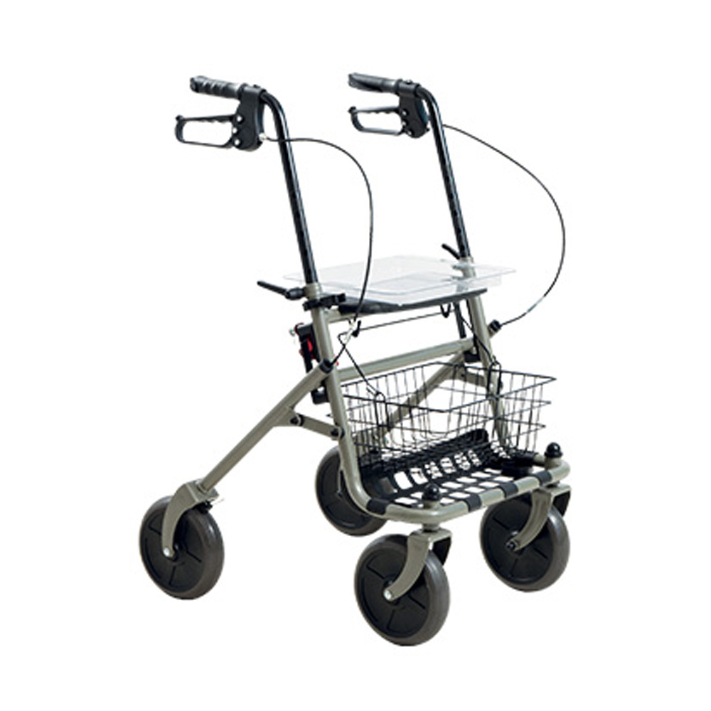 Rollator Walkers - Wimed Folding 4-wheel Rollator Walker For The Elderly And Disabled