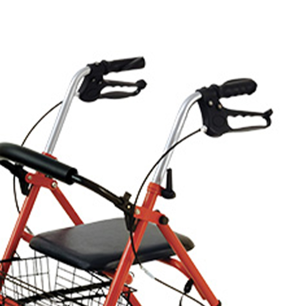 Rollator Walkers - Wimed Rolly Folding Rollator Walker For The Elderly With Basket