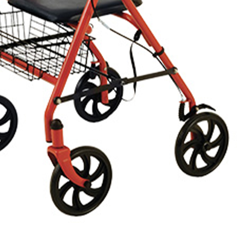 Rollator Walkers - Wimed Rolly Folding Rollator Walker For The Elderly With Basket