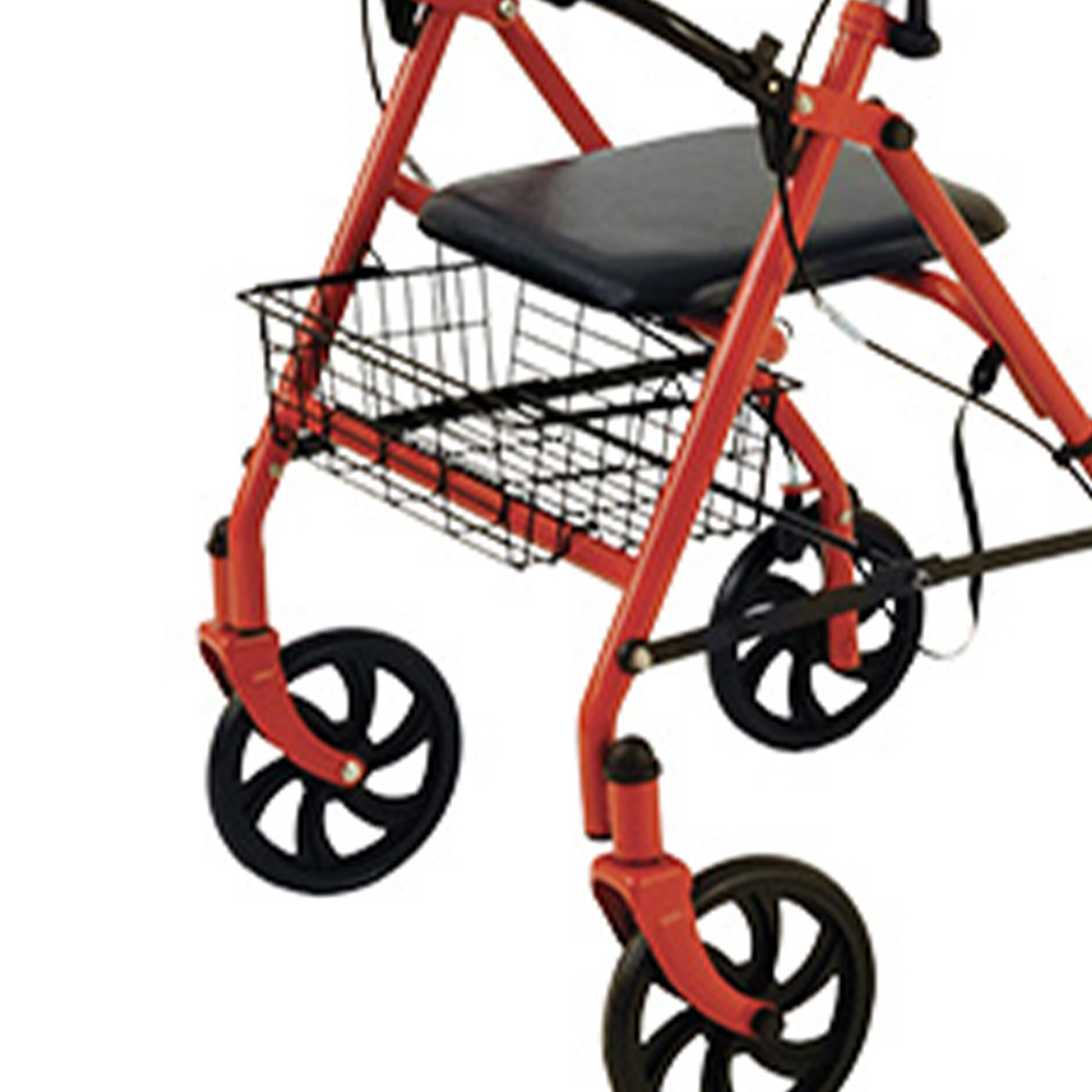 Rollator Walkers - Wimed Rolly Folding Rollator Walker For The Elderly With Basket