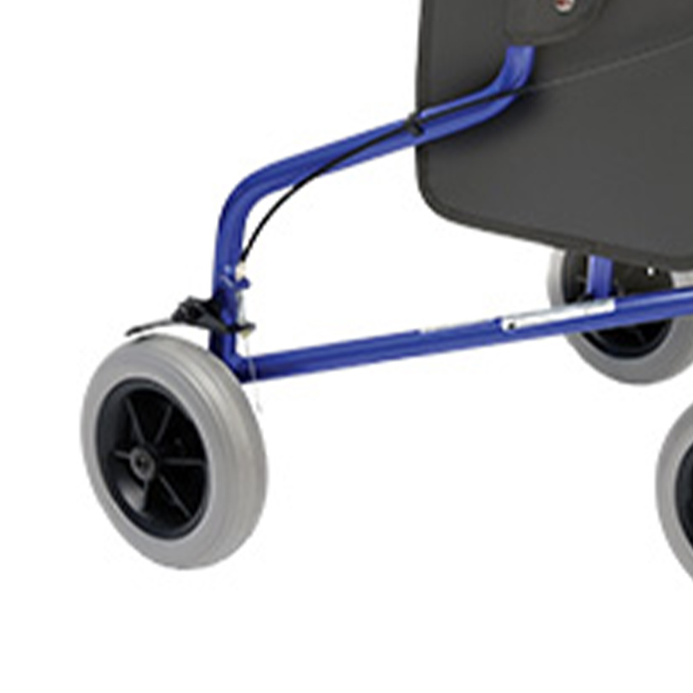 Rollator Walkers - Wimed Rolly Delta Folding Rollator Walker For Disabled People With 3 Wheels