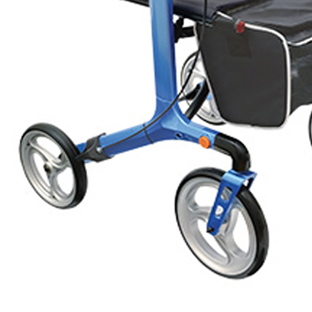 Rollator Walkers - Wimed Epic Prestige 4-wheel Rollator Walker For Disabled People With Basket