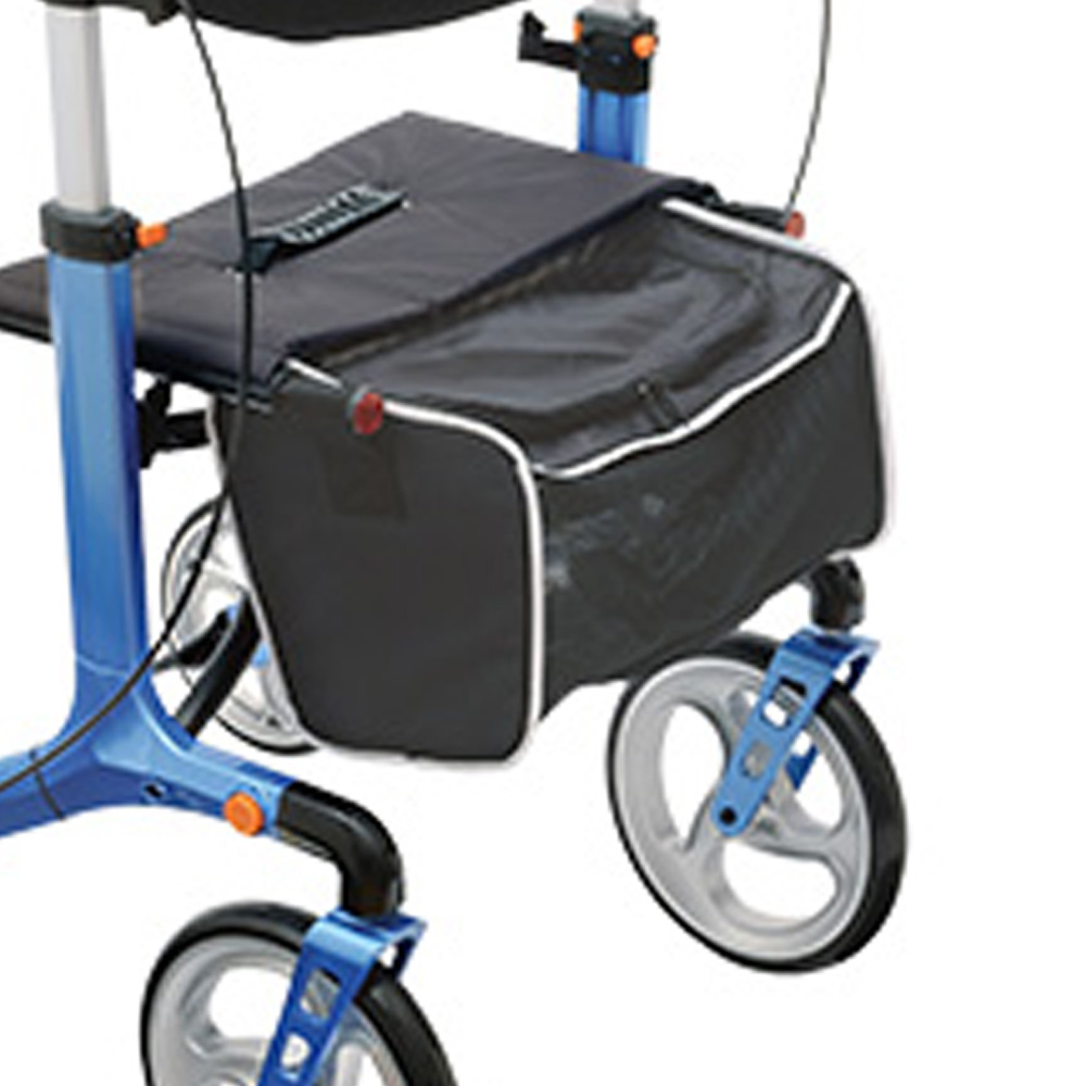 Rollator Walkers - Wimed Epic Prestige 4-wheel Rollator Walker For Disabled People With Basket
